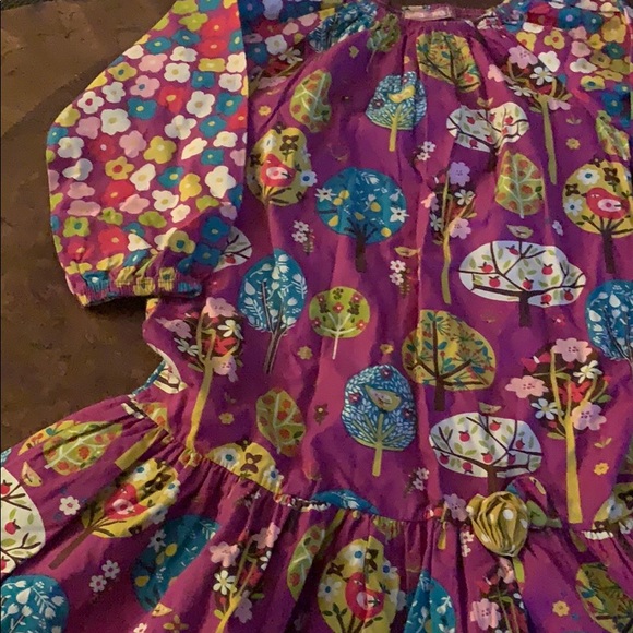 Colorful bird tree Jelly the pug dress - Picture 4 of 4